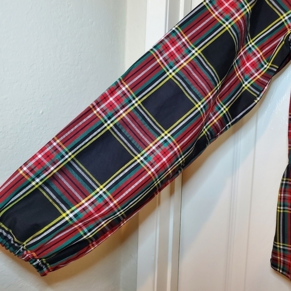 Crewcuts Girls Multicolor Plaid Long Sleeve Round Neck Casual Blouse Top Size 14 - Picture 2 of 8